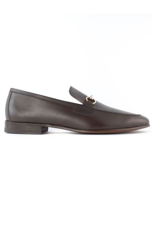 Brown leather loafer BERWICK 1707 | 5608MARRON